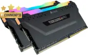 Corsair Vengeance RGB 32GB (2x16GB) DDR4 3600MHz C18 Desktop Gaming Memory AMD