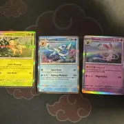 Leafeon/vaporeon/sylveon NM 005/022/040SV: Prismatic Evolutions Pokemon Card