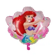 Ariel Mermaid Shaped Helium Foil Balloon Girls Birthday Party Decoration 63*64cm