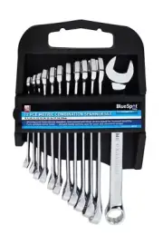 BlueSpot Combination Spanner Set 12 Piece 8-19mm Metric