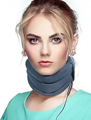 HONGJING Heating Neck Brace for Neck Support and Pain Relief, Soft Foam Cervical Collar with Heat for Wrap Align Stabilize Vertebrae