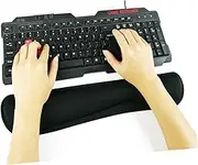 Tofficu Wrist Rest Keyboard Pillow Slow Memory Foam Ergonomic Design for PC Comfortable Wrist Support Pad