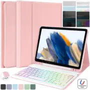 For Samsung Galaxy Tab A8 10.5" X207 Tablet Keyboard Case Cover with Pen Holder