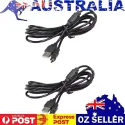 2 pcs USB Charge Cable for Playstation3 PS3 Wireless Controllers with Ring