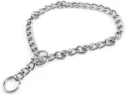 SUPVOX Quick Discipline Training Collar Dog Choker with 1.6mm Link Chain 30cm Pet Collar