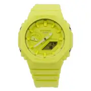 CASIO G-SHOCK GA-2100-9A9 Analog & Digital Quartz Shock-Resistant Yellow Yellow