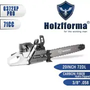 G372XP PRO 4kw 71cc Chainsaw Power Head 50MM Bore With 3/8 058 20inch Bar Chain