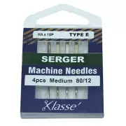 Klasse Pack of 4 HAX1SP Home Serger Overlock Sewing Machine Needles