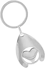 Parliky Portable Zinc Alloy Trolley Token Keyring Trolley Token Shopping Pendant Compact and Keychain for Easy Use and Key Decoration