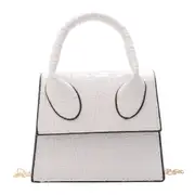 Cute Mini Crossbody Bags For Women Crocodile Pattern Casual Vintage Messenger Shoulder Bag Female Travel Lipstick Totes