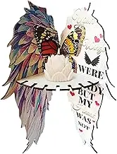 Corner Wall Shelf for Plants,Decorative Plant Organizer Holder with Angle Wings - Home Organization Wall Shelf Decoration for Bedroom, Kitchen, Bathroom, Living Room