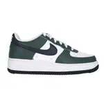 NIKE AIR FORCE 1 LOW GS 男女大童運動休閒鞋-復古 HF5178-300 白墨綠黑