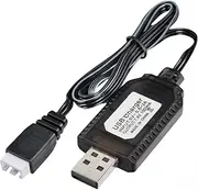 XH-3P USB Charger Cable for 7.4V Axial SCX10 SCX24, BEZGAR, DEERC, Hosim Q903 Q905, Sharkool, Holyton, Force1 Velocity RC Toys, Splatter Ball Gun, RC Car, Boat and Trucks