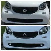 White Angel Eye Halo Fog Lamps Light Kit for 2008-2020 Smart Fortwo (for: Smart)