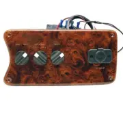 Sun Tracker Pontoon Boat Switch Panel 47821 | Woodgrain 10 x 5 Inch