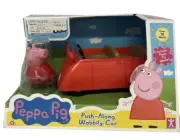 Peppa Pig Push Along Wobbily Car includes Peppa Pig Weeble 18m+
