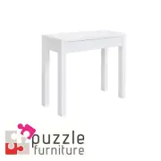 Contemporary Modern Hallway Table in High Gloss white colour
