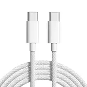 1M USB Type C to USB-C Cable Cable Charge PD 60W Quick Charging Data Fast Charger - 2 PCS