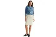 Katies - Womens - Skirts - Winter - Pencil / Straight White Knee Length Clothes