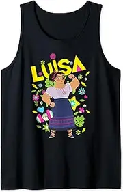 [Disney] Encanto Luisa Madrigal Floral Tank Top