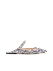 Jimmy Choo Glitterembellished Flat Shoes