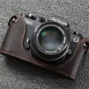 Genuine Leather Handmade Half Case Protector Cover For Nikon FM2 FE2 Camera