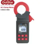 ETCR6640 AC Clamp Meter 0.00mA-300A High Accuracy Digital Ammeter LCD #new
