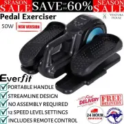 Everfit Pedal Exerciser Mini Exercise Bike Elliptical Foot Cycle Machine 50W New