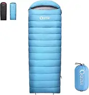 Down Sleeping Bag for Adults 600 Fill Power Down Sleeping Bag 0-5 -10 Cold Weather Ultralight Sleeping Bag with Compression Sack for Backpacking