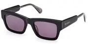 Max & Co. MO0081 01A Women’s Sunglasses Black Size 50
