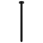 Round Shower Dropper, 450mm, Matte Black