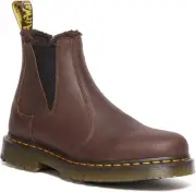 Dr. Martens Unisex-Adult 2976 Wg 12 Women/11 Men, Chocolate Brown Outlaw Wp