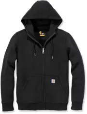 Carhartt Clarksburg Full Zip Ladies Hoodie, black, Size XS for Women