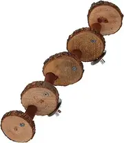 Pet Pig Chewers Playpen Dog Squeaky Mouse Hamster Cages Hamster Tube Bendable Rodent Chews Control Rat Dog Puzzle Nest Chewing Tree Hammock Cockatoo Budgie Log Light Brown