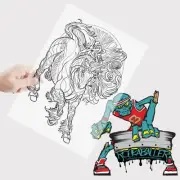 8.5" x14" Silk Screen Printing Film 50 Sheets Waterproof Inkjet Transparency ...