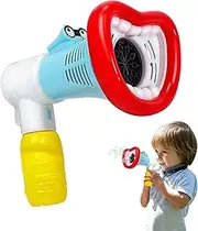 Bubble Making Machine,Battery Powered Large Mouth Bubble Maker | Portable 10-Hole Electric Blower for Parties, Handheld Beach Toy for Garden