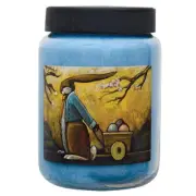 NEW!!! Primitive Country Farmhouse Spring PETER RABBIT Easter Bunny Candle