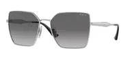 Vogue Eyewear VO4284S Polarized 323/11 Men's Sunglasses Silver Size 56