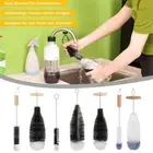 With Beechwood Handle Soda Stream Bottle Brush Cleaning Brush Home