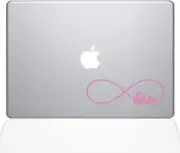 The Decal Guru Infinite Love Decal Vinyl Sticker, 13" MacBook Pro, 2015 & Down