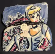Vera Bradley Disney Collection Cinderella Paisley Plush Throw Blanket - NWT