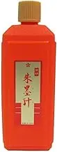 Vermilion Red Sumi Ink, Japanese Calligraphy Sumi Ink 400Ml Certified by Japan Calligraphy Association, Made in Japan