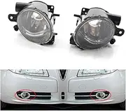 Compatible For Volvo S80L 2007~2008 2009 2010 2011 2012 Foglights Car Fog Lamp Auto Signal Front Bumper Grille Driving Fog Light Assembly(2 Pcs)