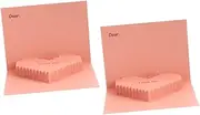 Personalized Love Blessings 3D Cards Card Strip for Football Fans for Valentine's Day