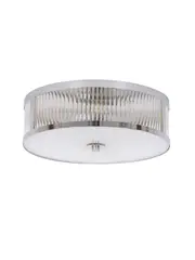 Dakota 3 Light 380mm Flush Mount in Chrome