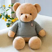 Large Jumbo Sweater Teddy Bear Plush Toy 90cm 120cm 150cm Beige