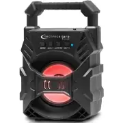 Technical Pro Portable Rechargeable Compact Bluetooth Speaker w/ LED's USB/FM/TF