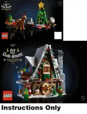 LEGO INSTRUCTIONS ONLY ELF CLUB HOUSE 10275 book 1+2 New manual from set
