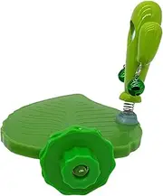 Parakeet Playground, Parrot Training Stand, Leaves Shape Cage Accessories, Interactive Puzzle Enrichment, Cactus Style for Conure, Lovebird, Canarie