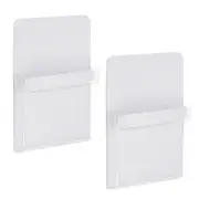 Magnetic Pen Holder 2 Pack 165x120mm Dry Erase Marker Pencil Holder White